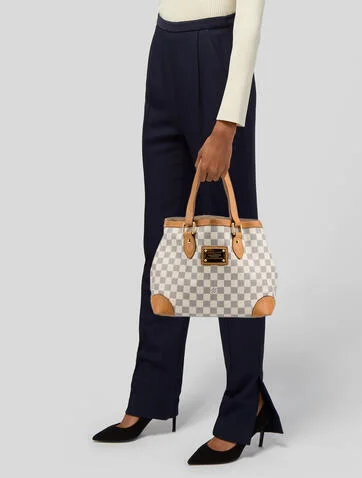 Louis Vuitton Damier Azur Hampstead PM - view 4