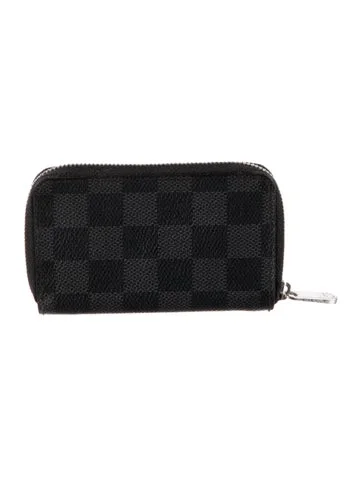 Louis Vuitton 2015 Damier Graphite Pattern Zippy Coin Purse - view 2