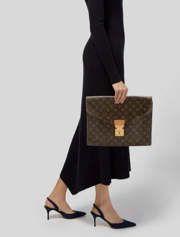 Louis Vuitton Coated Canvas LV Monogram Portfolio - view 2