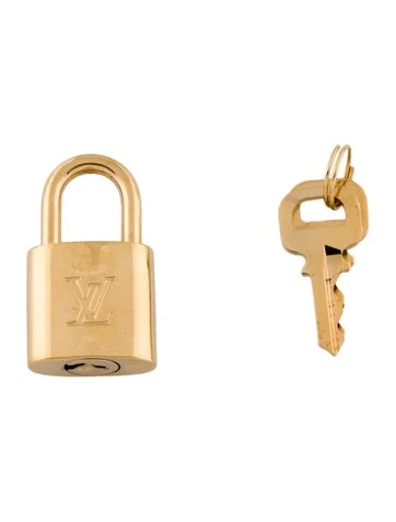 Louis Vuitton Brass Lock & Key Set - view 2