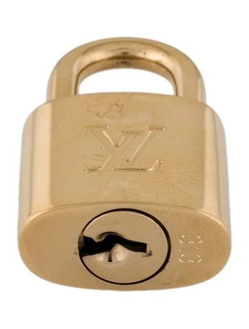 Louis Vuitton Brass Lock & Key Set - view 3