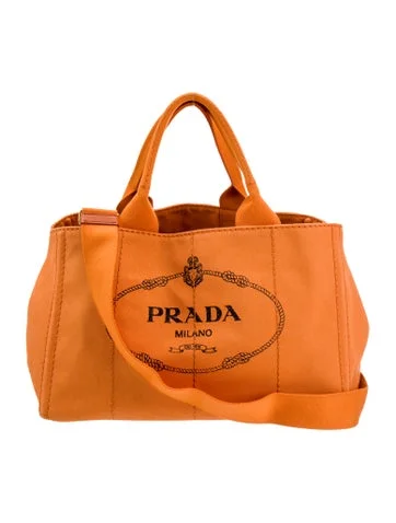 Prada Canapa Logo Tote