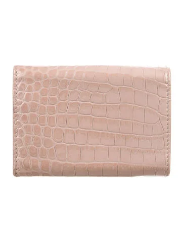 Saint Laurent Leather Compact Wallet - view 4