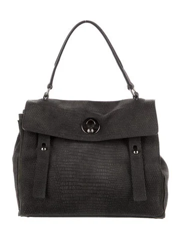 Yves Saint Laurent Rive Gauche Embossed Muse Two Bag