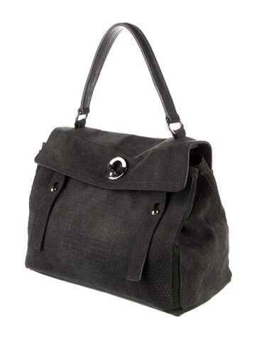 Yves Saint Laurent Rive Gauche Embossed Muse Two Bag - view 3