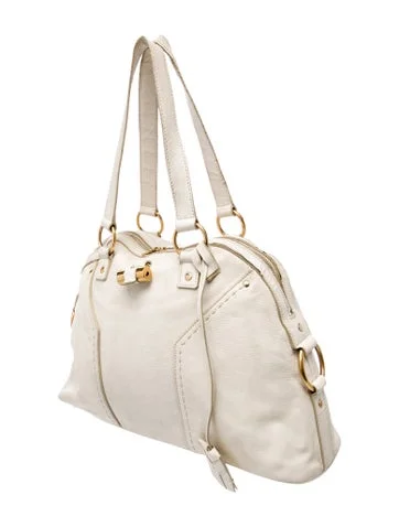 Yves Saint Laurent Rive Gauche Leather Top Handle Bag - view 3