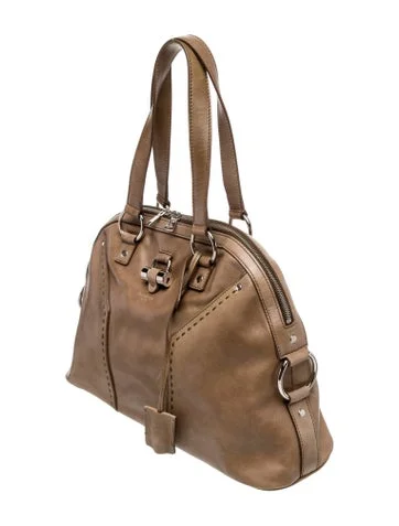 Yves Saint Laurent Leather Shoulder Bag - view 3