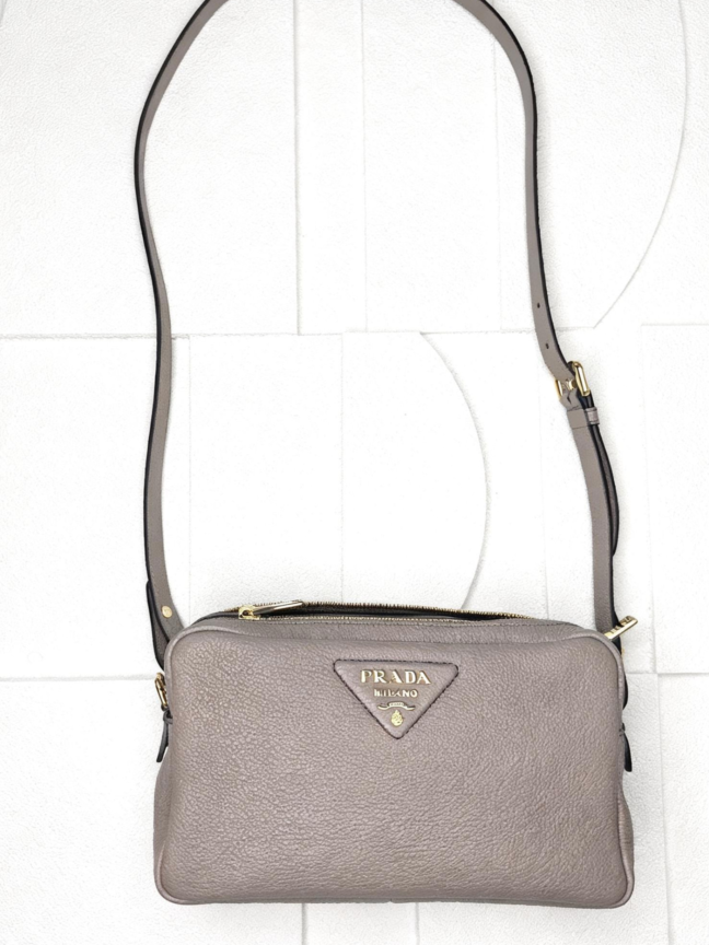 PRADA ARGILLA GREY VITELLO PHOENIX